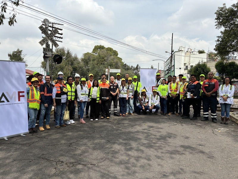 Inicia la Semana de Seguridad Vial Ferroviaria en México, Estados Unidos y Canadá